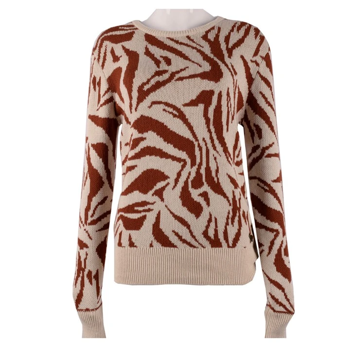Spring Long-Sleeved Embroidered Women Sweater